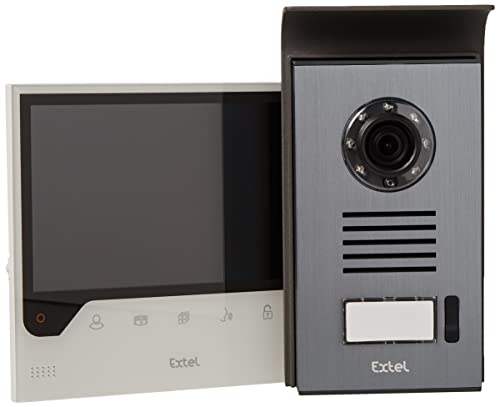 extel - collega un videocitofono con schermo grande (18 cm) e collegato a smartphone android o apple, vecchia versione, 24v