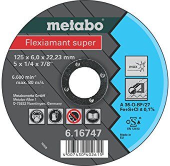 super Flexiamant Metabo Ino x, 125 x 6,0 x 22,2, 616747000