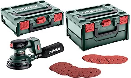 Metabo 691200000 Set SXA 18 LTX 125 BL Levigatrice eccentrica a batteria, multicolore