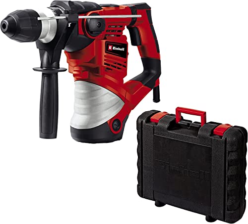 Einhell Tc-Rh 1600 Martello Tassellatore 4 Funzioni, 220-240 V, 1600 W, Rosso Nero, 44 X 36.5 X 13 Cm