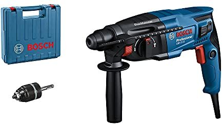 Bosch Professional 06112A6001 GBH 2-21, Blu, Accessori Standard piu' Mandrino Autoserrante