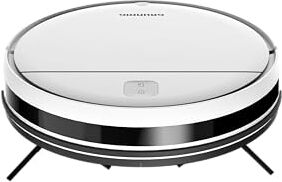 Grundig VCR 2330 - Robot aspirapolvere, 1.000 pa, contenitore per polvere da 200 ml, 2 programmi di pulizia, 2 livelli di aspirazione, fino a 100 minuti di autonomia, telecomando, bianco