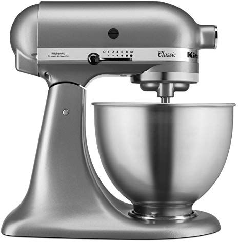 KitchenAid 5K45SSESL Robot da Cucina in Zinco Pressofuso, Argento