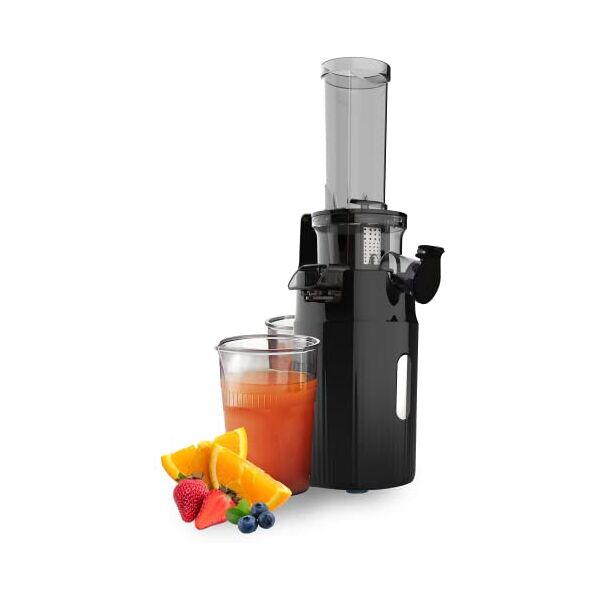 pelamatic Zuminstant Estrattore di Succo Lento Compatto - Pressatura a Freddo di Alta Qualità, Macchina per Succhi Silenziosa Slow Juicer, Per Frutta e Verdura, Estrazione Nutrienti e Vitamine, Spazi Piccoli