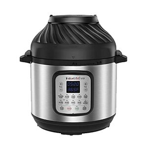Instant Pot Duo Crisp + Hot Air Fryer 11-in-1 Electric Multi-Cooker 5.7 L - Pressure Cooker, Air Fryer, Slow Cooker, Steamer, Sous Vide Device, Dehydrator with Grill, Keep Warm and Baking Function