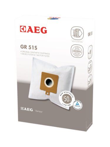 AEG Gr 51S 4 sacchetti sintetici per la polvere con 1 microfiltro, altri