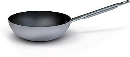 BALLARINI Padella wok a mantecare con un manico in acciaio inox, diametro 240 mm