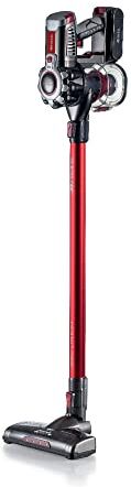 Ariete 22V Lithium 2757, Scopa Elettrica Cordless e Aspirabriciole, Alluminio, Rosso, 120 W, 1 Liter