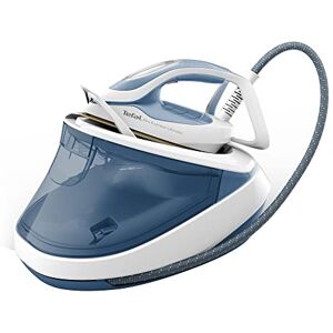 Tefal GV9710 Pro Express Ultimate II Ferro da Stiro a Vapore, Pressione a 7,6 bar, Erogazione di 155 g/min, Impostazione Automatica di Vapore e Temperatura, Sistema Anti-Calcare, Azzurro