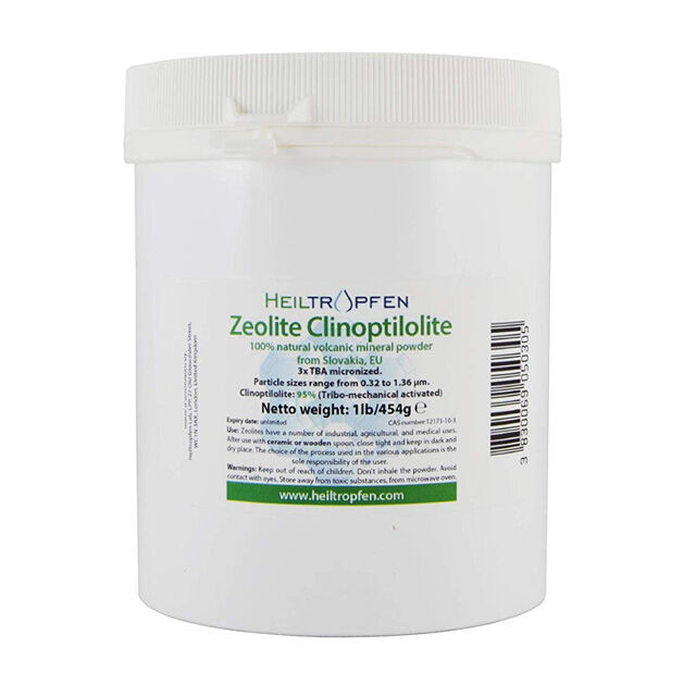 Heiltropfen Zeolite attivata in polvere - ultrafine 3xTBA - 454g