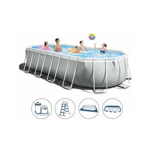 Piscine Italia Piscina Fuori Terra Intex Ovale Prism Frame 26798 610x305x122cm