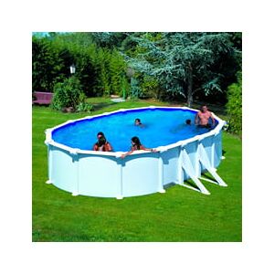 Piscine Italia Piscina Fuori Terra Gre In Acciaio 610x375x1,32 Atlantis Kitprov618