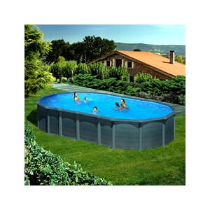 Piscine Italia Piscina Fuori Terra Gre Acciaio Ovale 610x375x1,32 Capri Kitprov6188gf