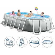 Piscine Italia Piscina Fuori Terra Intex Ovale Prism Frame 26796 503x274x122cm