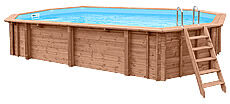 Piscine Italia Piscina In Legno Fuori Terra Jardin 814 Liner Sabbia