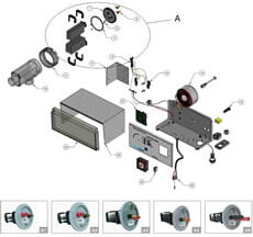 Piscine Italia Ricambi Elettrolisi Del Sale Autochlor Rp/rp-Ph Da 35m³ A 300m³