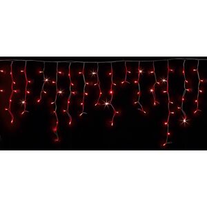 Tenda Led 3mt X 1mt 180 Led Sfalzata Stalattite Ultra Luminosa Led Rosso Con Str