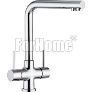 Rubinetto Forhome® 3 Vie Per Acqua Depurata Rubinetto Per Depuratore (Colore: Cr