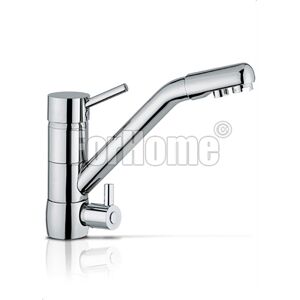 Rubinetto Forhome® 3 Vie Per Acqua Depurata Rubinetto Per Depuratore (Colore: Cr