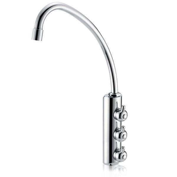 Rubinetto Forhome® 3 Vie Per Acqua Depurata Rubinetto Per Depuratore (Colore: Cr