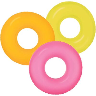 Ciambella Galleggiante Gonfiabile Per Piscina/mare Salvagente Neon Intex Cm 91 ( Ciambella Galleggiante Gonfiabile Per Piscina/mare Salvagente Neon Intex Cm 91 (