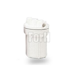 contenitore per filtro acqua da 5 in/out 1/2 col. bianco forhome (or)