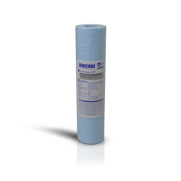ionicore blue cartuccia filtro sedimento polipropilene soffiato antibatterico 10