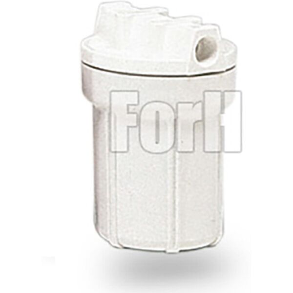 contenitore per filtro acqua da 5 in/out 3,8 col. bianco forhome (or)