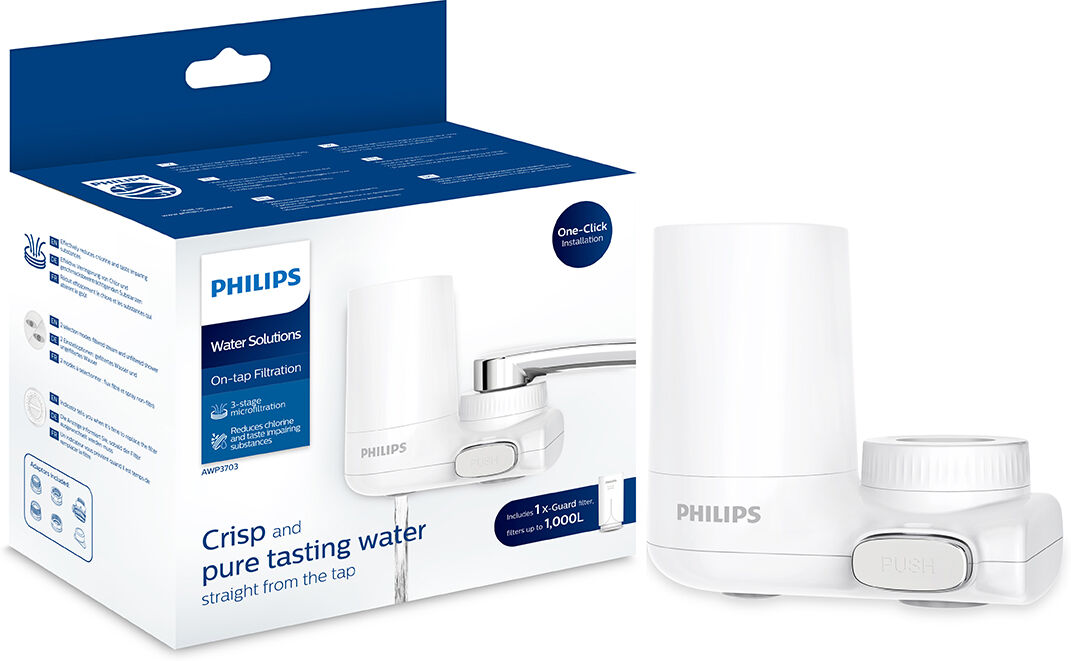 Depuratore Acqua On-Tap Philips X-Guard Vertical, Filtro Acqua Diretto Da Rubine