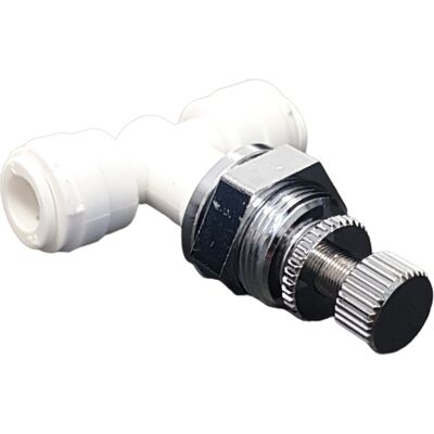 Regolatore Flusso Con Ghiera Inserto Rapido 1/4" Regolatore Flusso Con Ghiera Inserto Rapido 1/4"