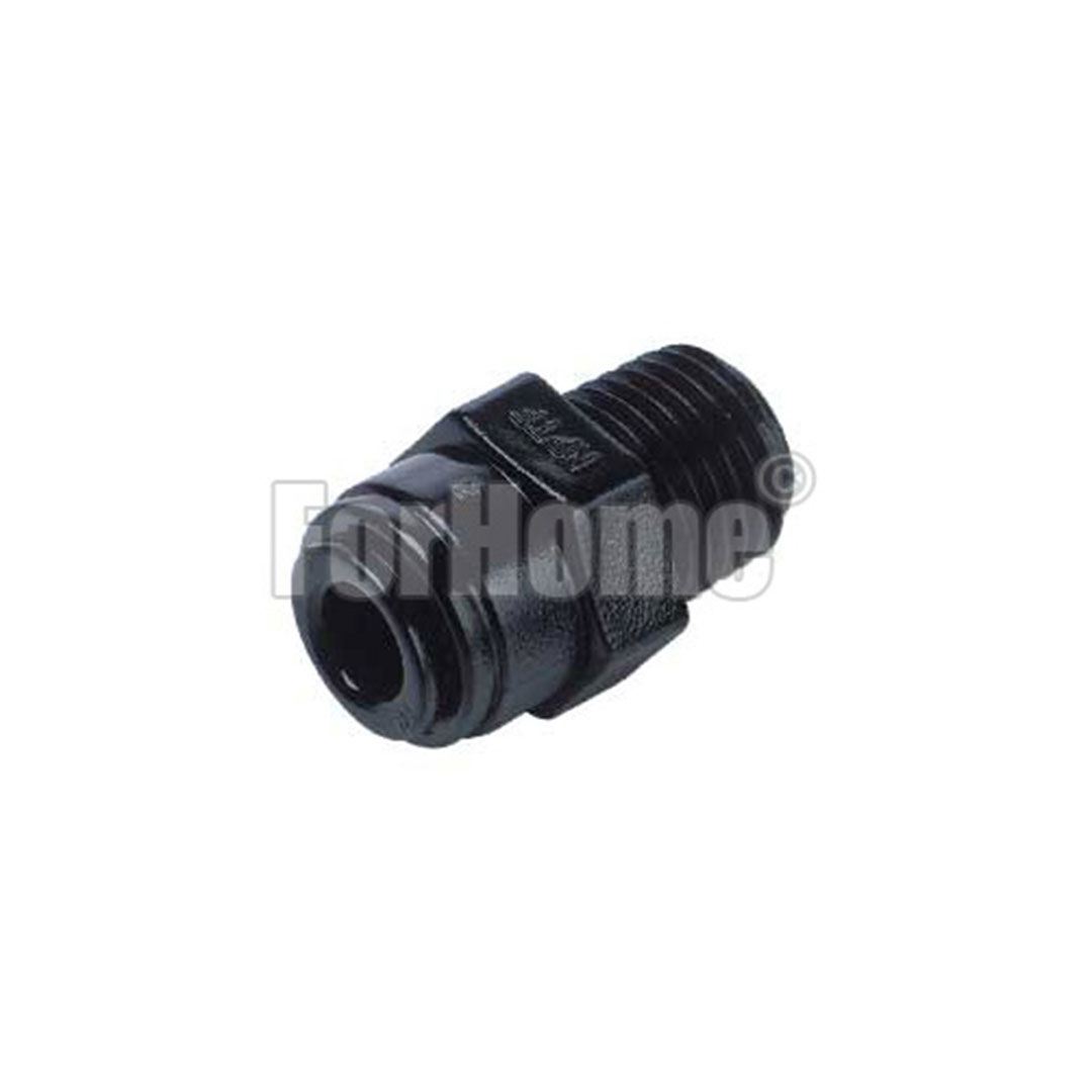 Raccordo Rapido Dm Fit Terminale Diritto Tubo Ø - Filetto Conico Bspt 6mm X 3/8"