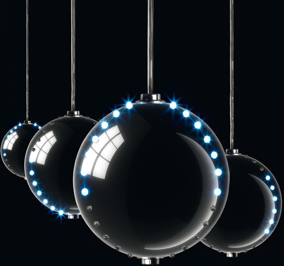 Catena Set 4 Sfere Argento 2 File Led A Sfera Effetto Cascata Diamentro Sfere 8c Catena Set 4 Sfere Argento 2 File Led A Sfera Effetto Cascata Diamentro Sfere 8c