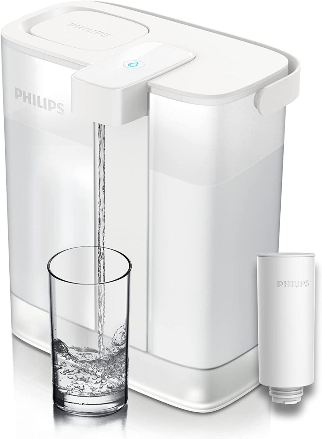 sistema filtrante philips water smart filtrazione carbone attivo istantanea, ric