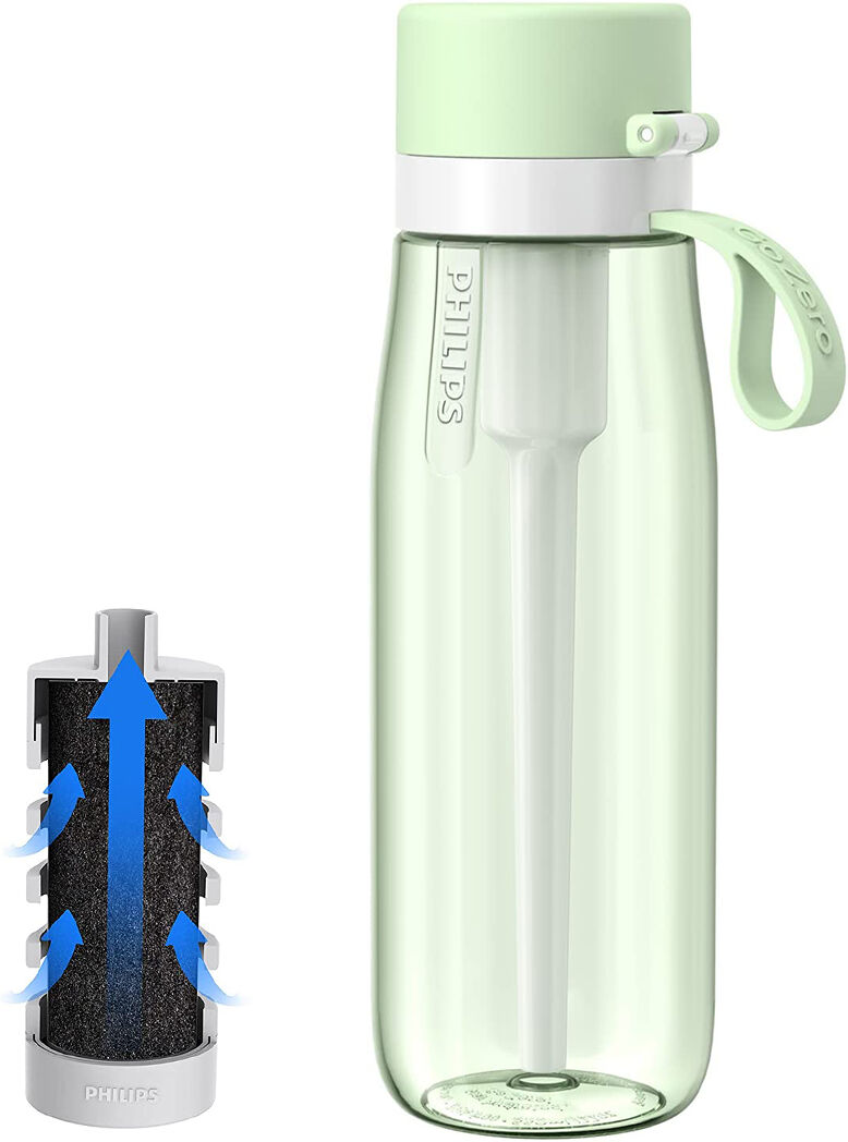 Borraccia Philips Gozero Filtra Acqua, 1 Filtro Incluso, Daily Bottle 660ml Filt