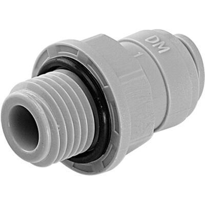 FORHOME - Raccordo rapido Dm Fit Terminale tubo dritto - Filettatura cilindrica BSP - 3/8" x 1/4" FORHOME - Raccordo rapido Dm Fit Terminale tubo dritto - Filettatura cilindrica BSP - 3/8" x 1/4"
