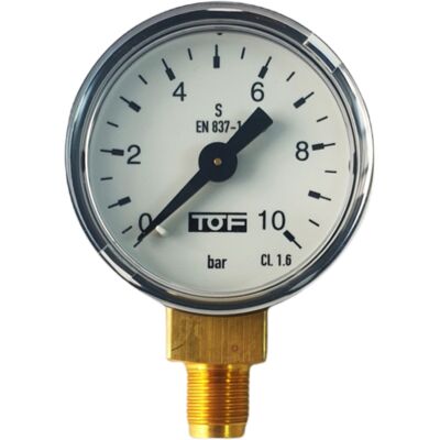 Manometro Co2 Ricambio Ø40-G1/8 0-6 Bar Per Cod. 01012001-01/-02, 01012002-01 Manometro Co2 Ricambio Ø40-G1/8 0-6 Bar Per Cod. 01012001-01/-02, 01012002-01