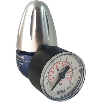 Riduttore Di Pressione Co2 Per Bombole Monouso Manopola Diritta Attacco 11x1 Riduttore Di Pressione Co2 Per Bombole Monouso Manopola Diritta Attacco 11x1