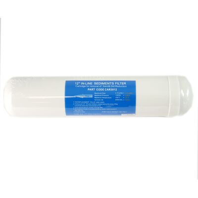 Filtro In Linea A Sedimenti 1/4" Fpt 2,5"X12" - 10 Micron Filtro In Linea A Sedimenti 1/4" Fpt 2,5"X12" - 10 Micron