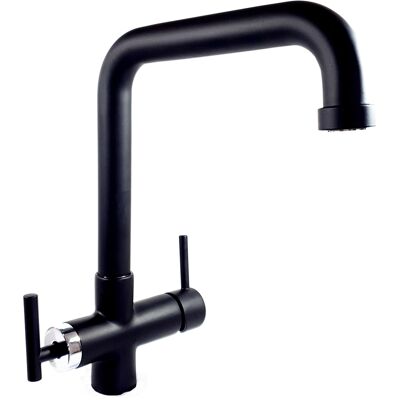 Rubinetto Forhome® 4 Vie Per Acqua Depurata Rubinetto Per Depuratore (Colore: Ne Rubinetto Forhome® 4 Vie Per Acqua Depurata Rubinetto Per Depuratore (Colore: Ne