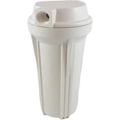 FORHOME - 10in Filter - In/Out - 1/2in White - Water Filter Housing FORHOME - 10in Filter - In/Out - 1/2in White - Water Filter Housing