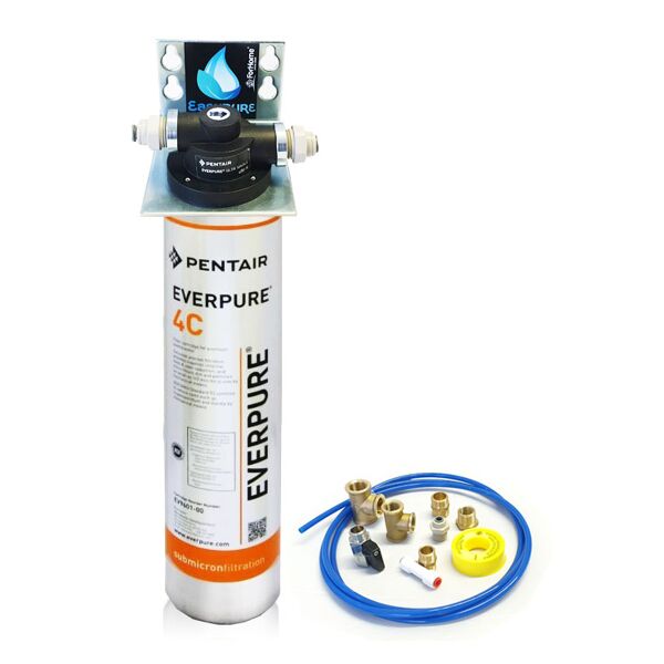 depuratore acqua forhome® easy micro filtrazione everpure 4c 1/4 senza rubinetto