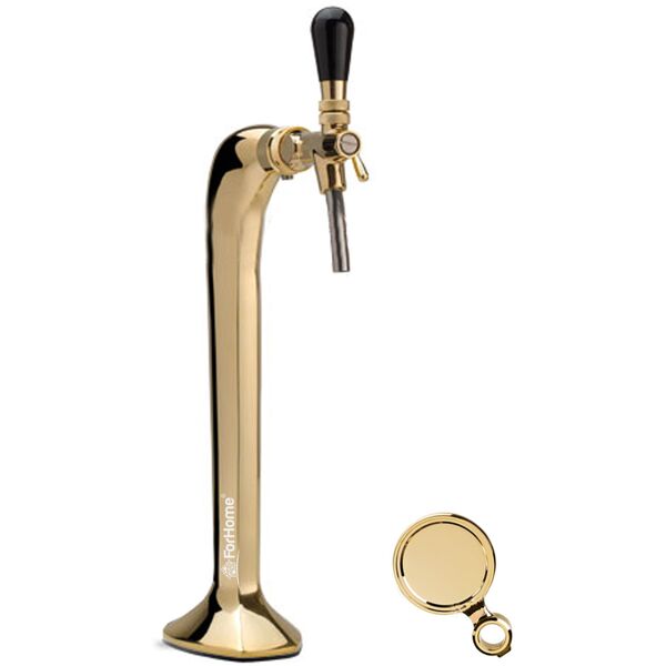 colonna per spillatura birra o acqua depurata forhome cobra palmer 1 via ottone