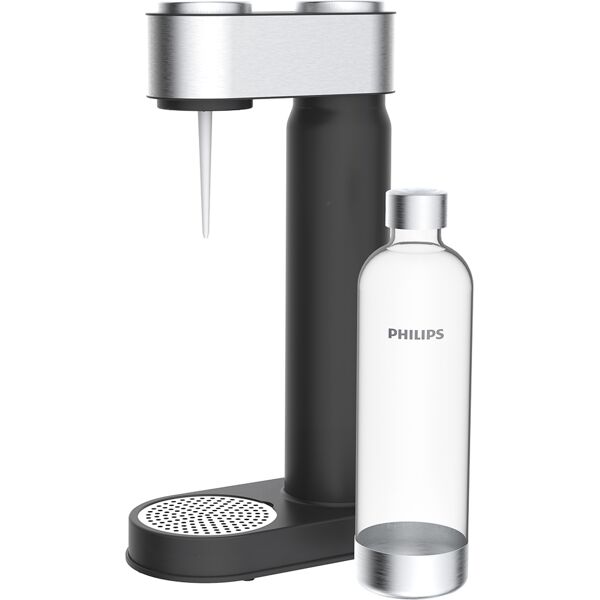 gasatore acqua philips gozero water italia + 1 bott. da 1lt + 1 bombola co2 da 4