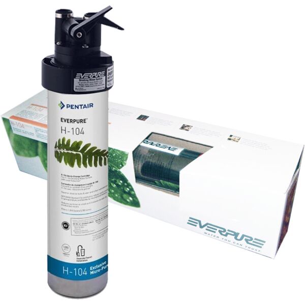 depuratore acqua microfiltrazione kit everpure domestico mod. h104 - senza rubi