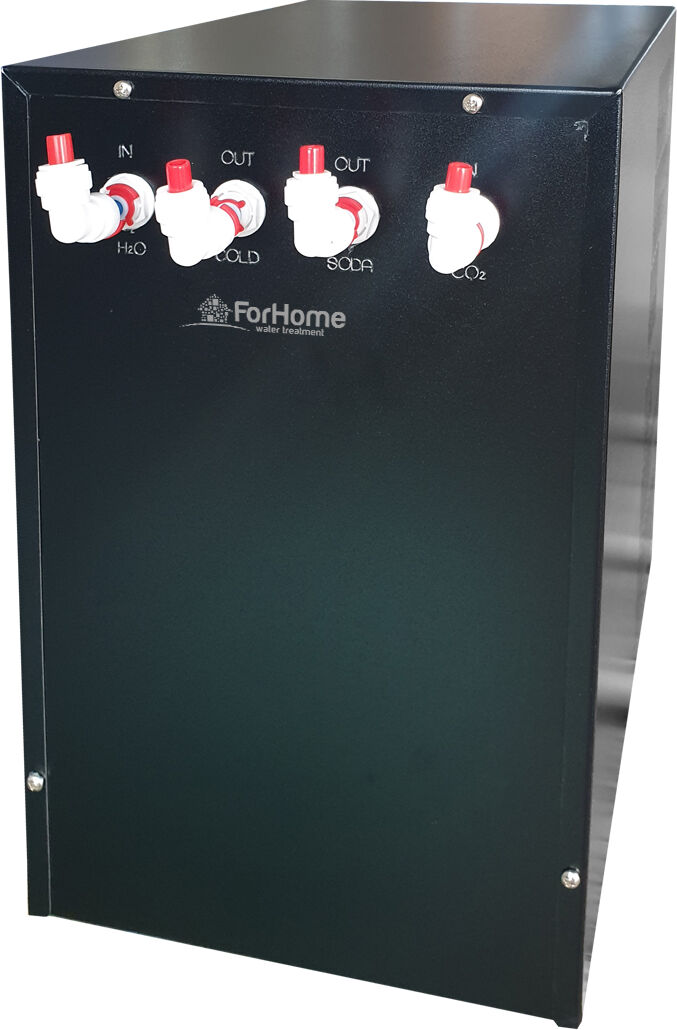 refrigeratore gasatore da bar forhome® per acqua depurata da sotto banco 2 vie a