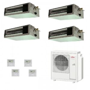 Fujitsu Quadri Split 12+12+12+12 Canalizzabile AOYG36KBTA5 4X ARXG12KSLAP Condizionatore KS Mini R-32 A++ A+