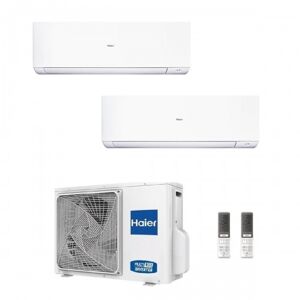 Haier Dual Split 9+9 Btu Expert Bianco WiFi 2.5+2.5 kW 2U40S2SM1FA AS25XCAHRA AS25XCAHRA Condizionatore R-32