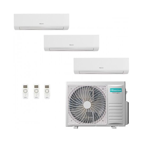 hisense climatizzatore trial split energy ultra 7+7+9 btu 3amw62u4rjc ke20mr01g ke20mr01g ke25mr01g r-32 wifi 2.0+2.0+2.5 kw