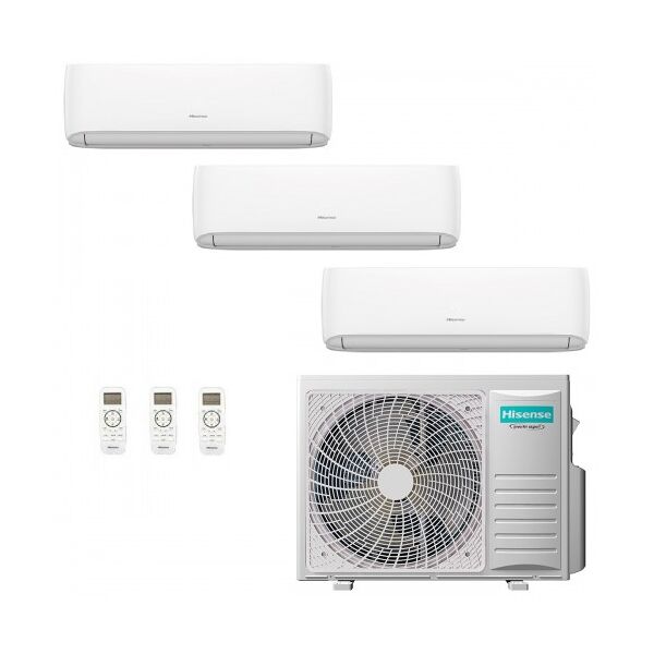 hisense climatizzatore trial split hi comfort 7+7+12 btu 3amw62u4rjc cf20yr04g cf20yr04g cf35mr04g r-32 wifi 2.0+2.0+3.5 kw