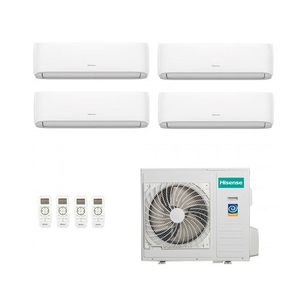 hisense quadri split hi comfort 7+7+7+7 4amw81u4rjc cf20yr04g cf20yr04g cf20yr04g cf20yr04g climatizzatore r-32 wifi